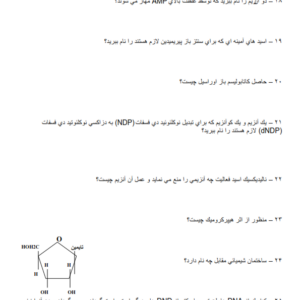 نمونه سوالات تشریحی بیوشیمی-ebbee.ir